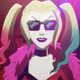 Harley Quinn stepping out on the town.